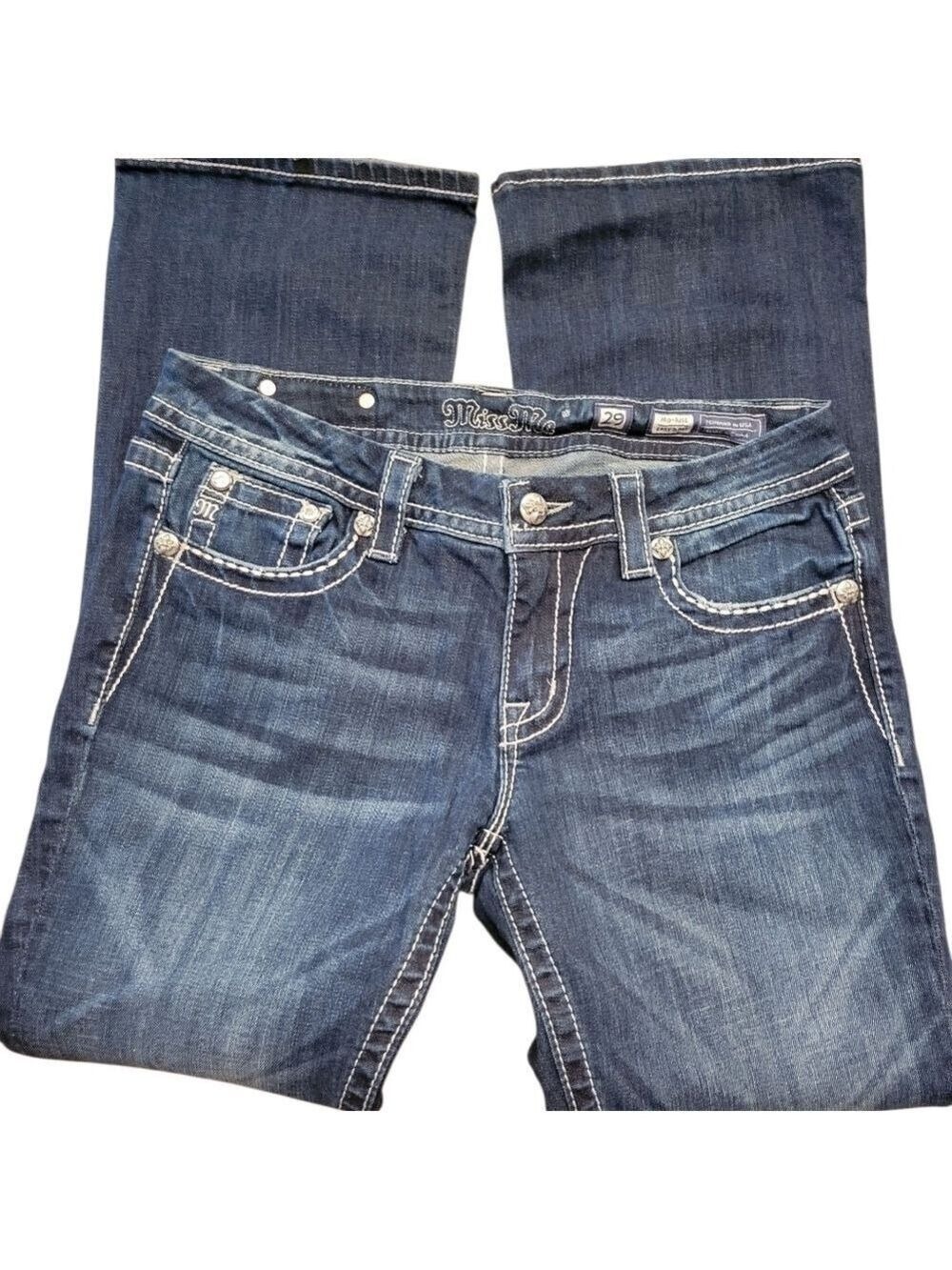 Miss Me Women's Blue Jeans Size 29 Western Glam Rodeo Country